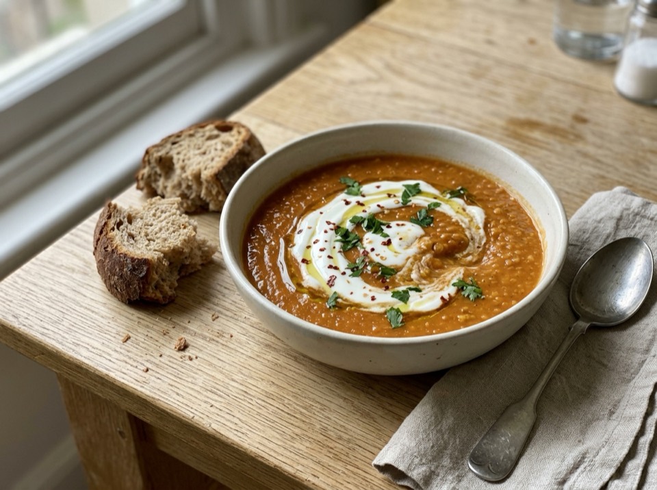 Red lentil soup