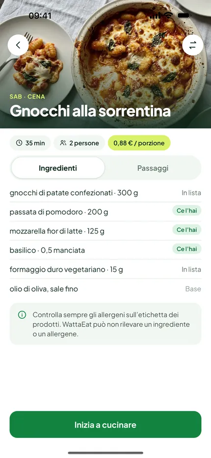 Meno sprechi: Spinaci quasi appassiti? Finiscono nella cena di lunedì, non nella spazzatura.